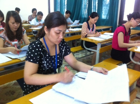 Công tác chấm thi THPT quốc gia 2015 Xuất hiện nhiều điểm 9, 10